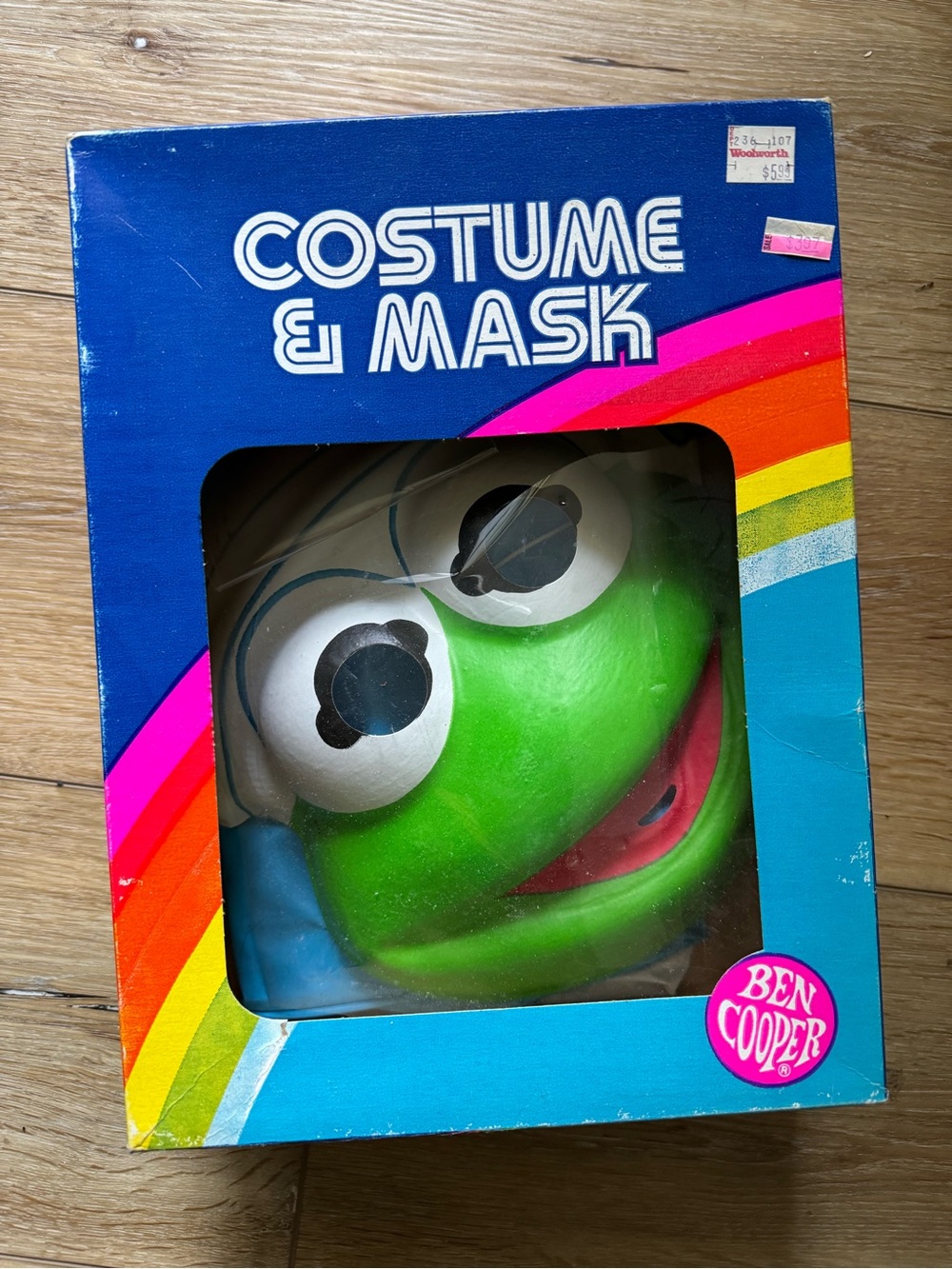 Ben Cooper 1985 Green Frog Kids Costume & Mask